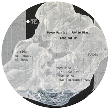 Payam Parvizi & Ramtin Niazi - Lone Kat EP [silver vinyl] - Filter Union