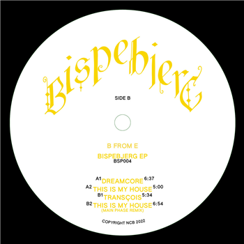 B FROM E - Bispebjerg EP [stickered sleeve / incl. insert] - BSP // Bispebjeg