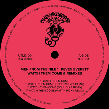 Men From The Nile (Roy Davis Jr. & Jay Juniel) - Watch Them Come & Remixes (12" + Download) - Undaground Therapy Muzik