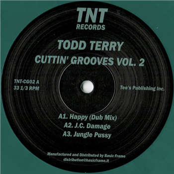 Todd Terry - Cuttin Grooves Vol. 2 (Teal Smoked Vinyl) - TNT Records