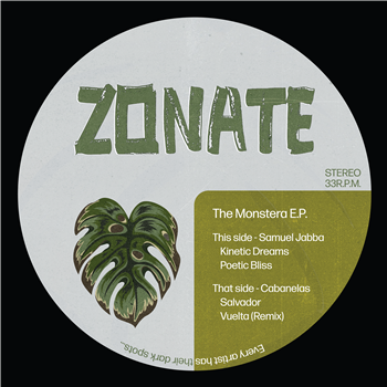 Samuel Jabba & Cabanelas - The Monstera EP - ZONATE