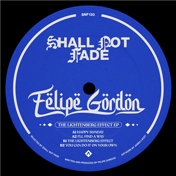 Felipe Gordon - The Lichtenberg Effect [label sleeve / red + blue marbled vinyl] - Shall Not Fade