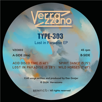 Type-303 - Lost In Paradise EP - Verrazzano