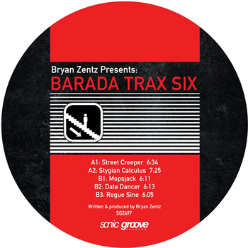 Bryan Zentz - Barada Trax Vol 6 stickered sleeve - Sonic Groove Records