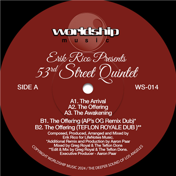 Erik Rico - PRESENTS 53rd STREET QUINTET - Worldship Music