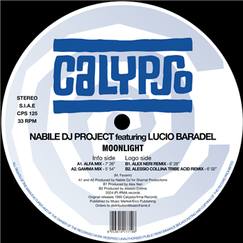 Nabile DJ Project feat. Lucio Baradel - Moonlight - Calypso Records