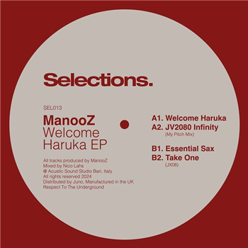 Manooz - Welcome Haruka EP - Selections