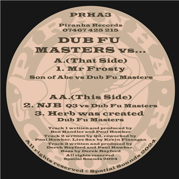 Dub Fu Masters vs.. - PRH003 - Piranha Records