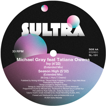 Michael Gray Featuring Leela D / Tatiana Owens - Save Me - Sultra Records