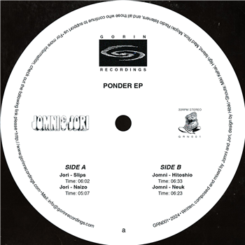 Jomni, Jori - Ponder EP - Gorin