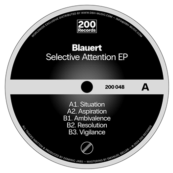 Blauert – Selective Attention EP - 200 Records