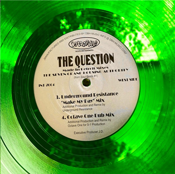 The Seven Grand Housing Authority - The Question (Made In Detroit Mixes) (Coloured Vinyl) - intangible records & soundworks