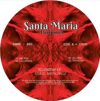 Giulio Gastaldello - Telepathy EP - Santa Maria Electronics