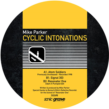 Mike Parker - Cyclic Intonations [stickered sleeve] - Sonic Groove Records