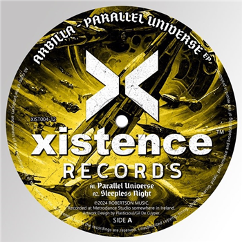 Arbilla - Parallel Universe EP w/ John Beltran Remix - Xistence Records