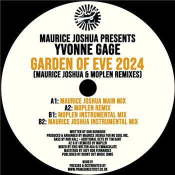 Maurice Joshua Presents Yvonne Gage - Garden Of Eve 2024 - M-Jay Records