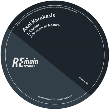 Axel Karakasis - Clutter EP - Remain Records