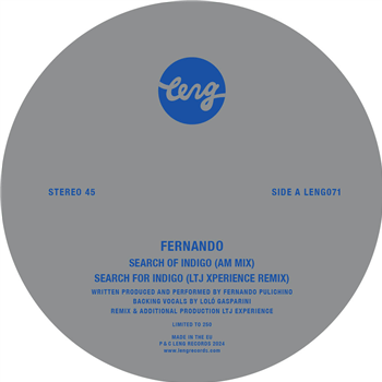 Fernando - Search of Indigo (Remixes - Leng