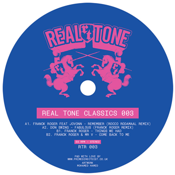 Franck Roger - Real Tone Classics 003 - Real Tone Records