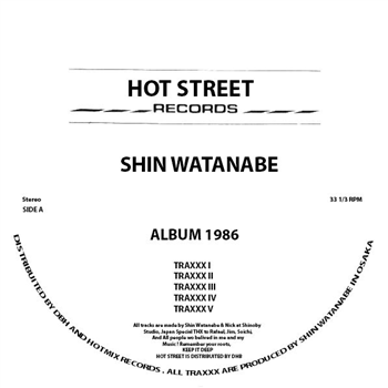 Shin Watanabe - Album 1986 (12", Mini-Lp) - Hot Street Records