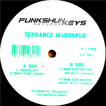 Terrance McDonald - MIND OVER MATTER - FUNKSHUN KEYS RECORDS