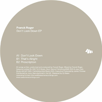 Franck Roger - Dont Look Down EP - Seasons Limited