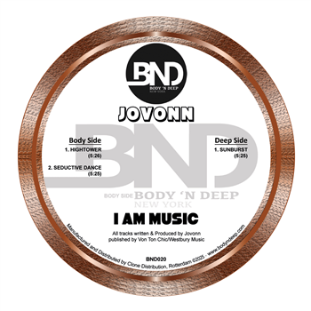 Jovonn - I Am Music - Body N Deep