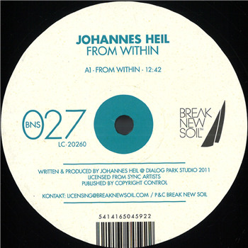 Johannes Heil - From Within - Break New Soil