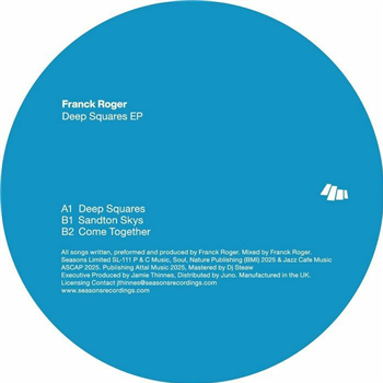 Franck Roger - Deep Squares EP - Seasons Limited