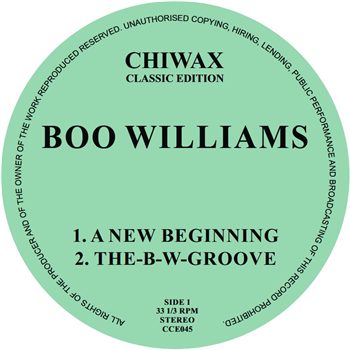 Boo Williams - A New Beginning - Chiwax Classic Edition