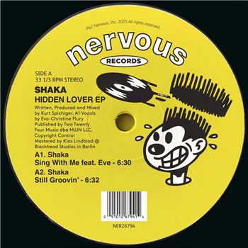 Shaka - Hidden Lover EP - NERVOUS RECORDS