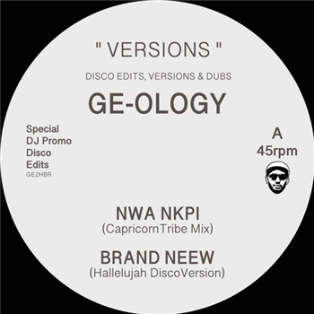 Ge-ology - Versions Part One - HOT BISCUIT RECORDINGS