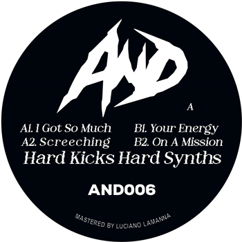 AnD - Hard Kicks Hard Synths [180gr / incl. dl code] - AnD