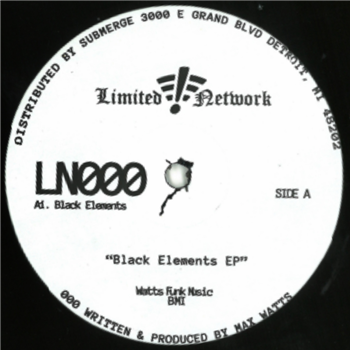 Max Watts - Black Elements EP - Limited Network