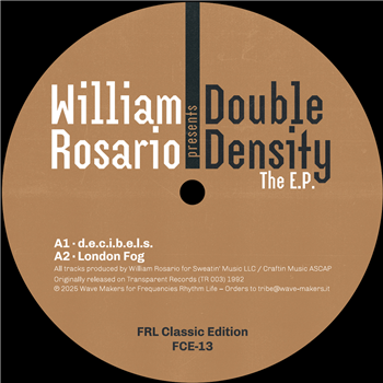 William Rosario presents Double Density - The E.P. - FRL Classic Edition