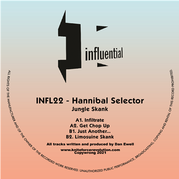 Hannibal Selector - Jungle Skank EP - Kniteforce / Influential Records