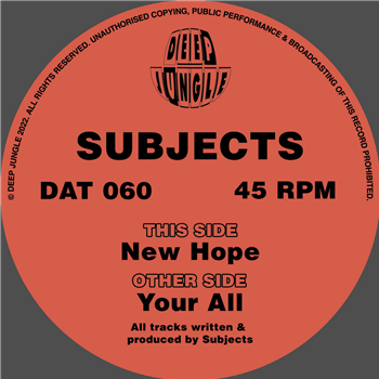 Subjects - New Hope EP - Deep Jungle