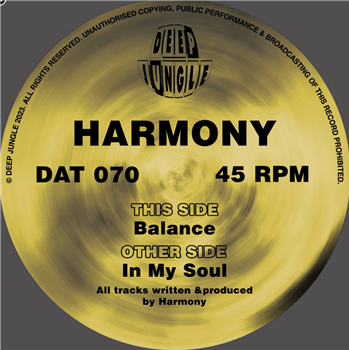 Harmony - In My Soul EP - Deep Jungle