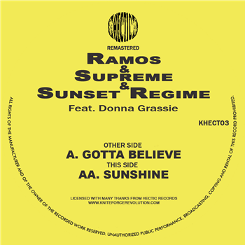 Ramos, Supreme & Sunset Regime - Transparent Yellow Vinyl - Kniteforce