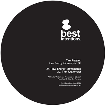 Tim Reaper - Best Intentions 1 [label sleeve / incl. dl code] - Best Intentions