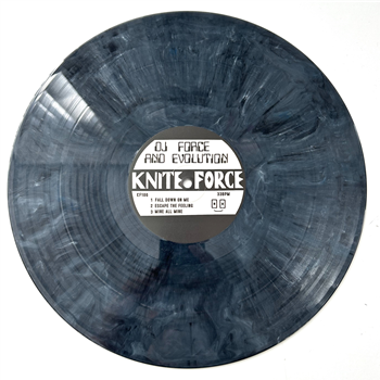 DJ Force & The Evolution - Fall Down On Me EP (Deep Blue Marble Vinyl) - Kniteforce Records