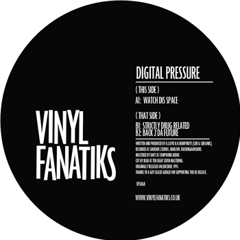 Digital Pressure - Watch Dis Space EP - Vinyl Fanatiks