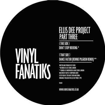 Ellis Dee - The Ellis Dee Project Part Three - Vinyl Fanatiks