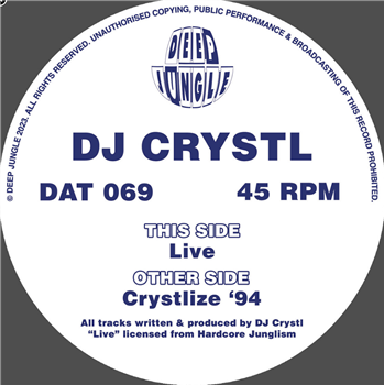 DJ Crystl - Crystlize 94 EP - Deep Jungle