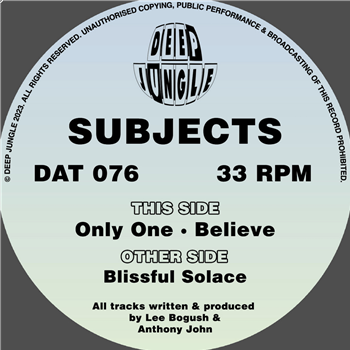 Subjects - Blissful Solace EP - Deep Jungle