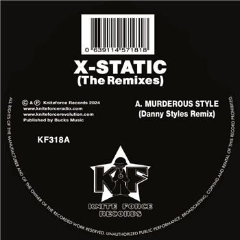 X-Static - Murderous Style Remixes EP  - Kniteforce Records