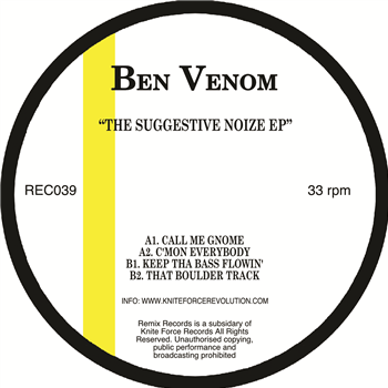 Ben Venom - The Suggestive Noize EP - Remix Records