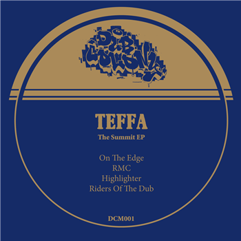 Teffa - The Summit EP - Blue Transparent Marbled 12" - Dub Colony Music