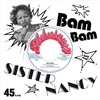 SISTER NANCY - BAM BAM - 7” GOLD VINYL - VP RECORDS