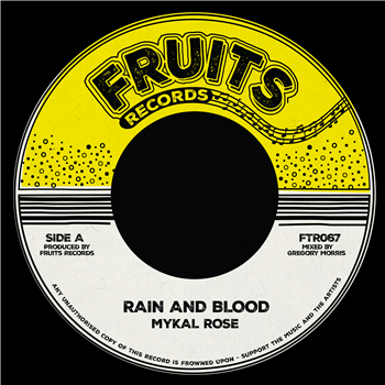 Mykal Rose & The 18th Parallel - Rain And Blood - Fruits Records